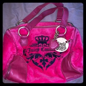 Juicy couture velour bag